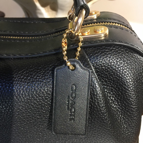 Coach Lane Satchel in Black Leather - Picture 5 of 10